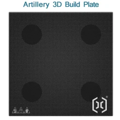 Artillery Sidewinder X1 Glass Build Plate Assembly - 300x300mm