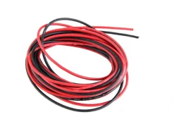 24AWG - Silicone Wire - 2pin - Black-Red - 1m