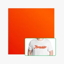 Bambu Lab - Matte Heat Transfer Vinyl - Neon Orange (10pcs)