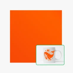 Bambu Lab - Matte Removable Adhesive Vinyl - Orange (10pcs)