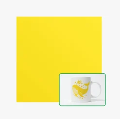 Bambu Lab - Matte Removable Adhesive Vinyl - Lemon Yellow (10pcs)
