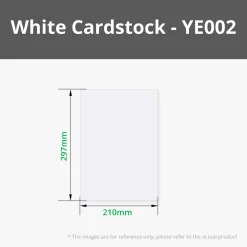 Bambu Lab - White Cardstock (25pcs)