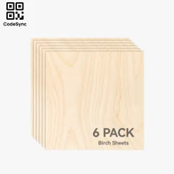 Bambu Lab - 300x300x3mm Birch Plywood (6pcs)