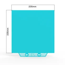 BIQU - Cryogrip Buildplate - Glacier (Fine Texture) - Ex. Ender-3 - 235x235mm