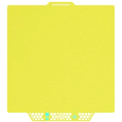BIQU - Panda Buildplate - CryoGrip Pro - Glacier (Fine Texture) Yellow - P2S, X1/P1/A1 Series - 258x275mm