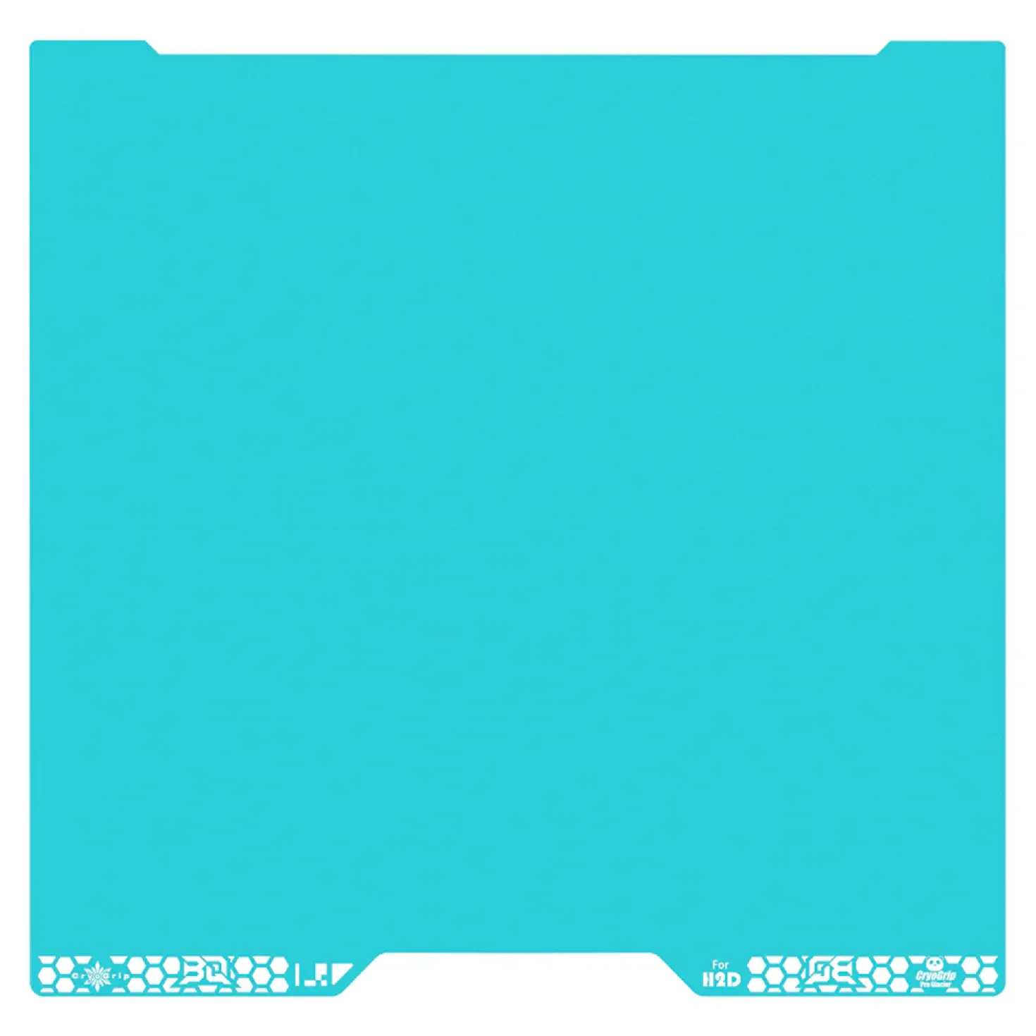 BIQU - Panda Buildplate - CryoGrip Pro - Glacier (Fine Texture) - H2D/H2S - 335x346mm