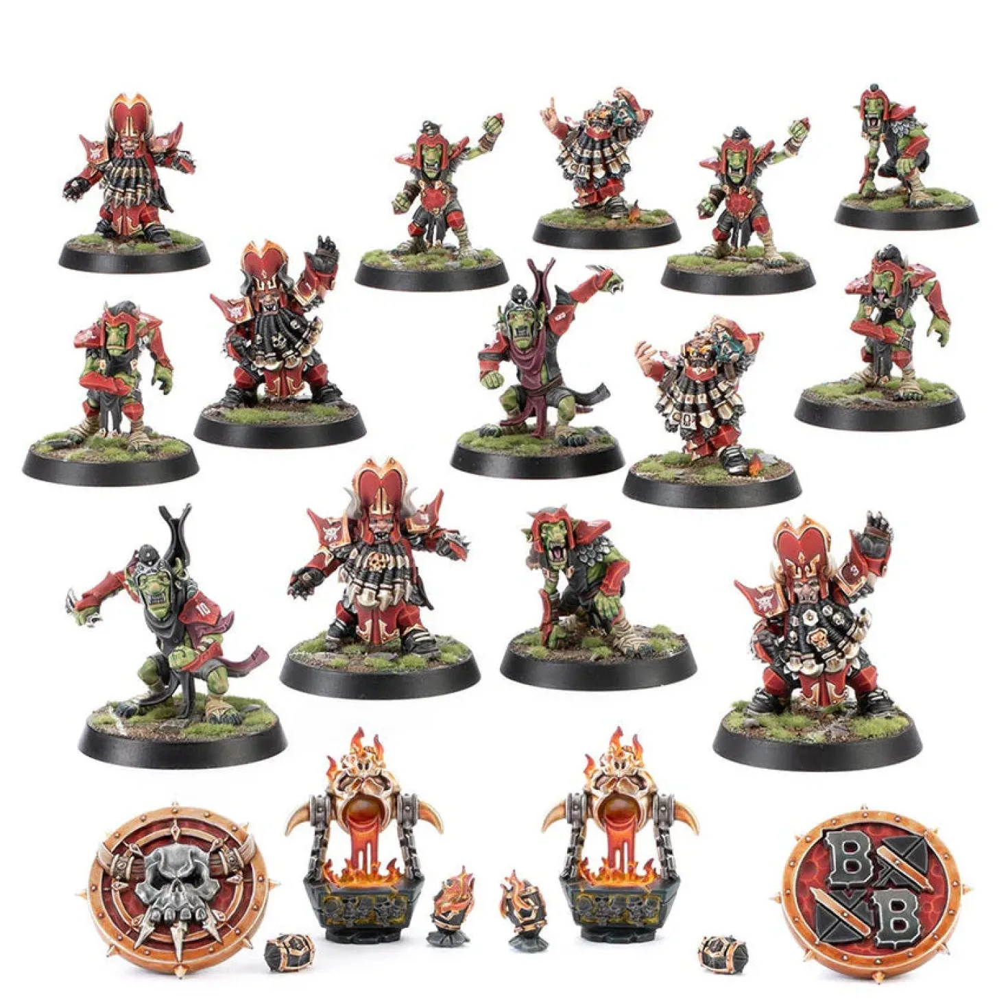 Blood Bowl: Chaos Dwarf Team - The Zharr-Naggrund Ziggurats