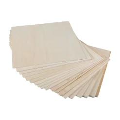 Creality 3D - Basswood Plywood Sheet - 300x300x3mm - 10 pcs - Laser Engraver