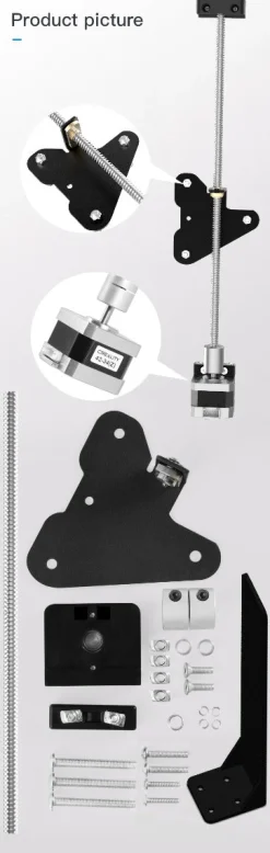 Creality 3D - Dual Screw Rod Upgrade Kit Double Screw Stepper Motor - Ex. Ender 3 V2