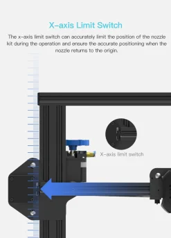 Creality 3D - X-axis Motor Kit with Endstop Switch - Ex. Ender-3 V2