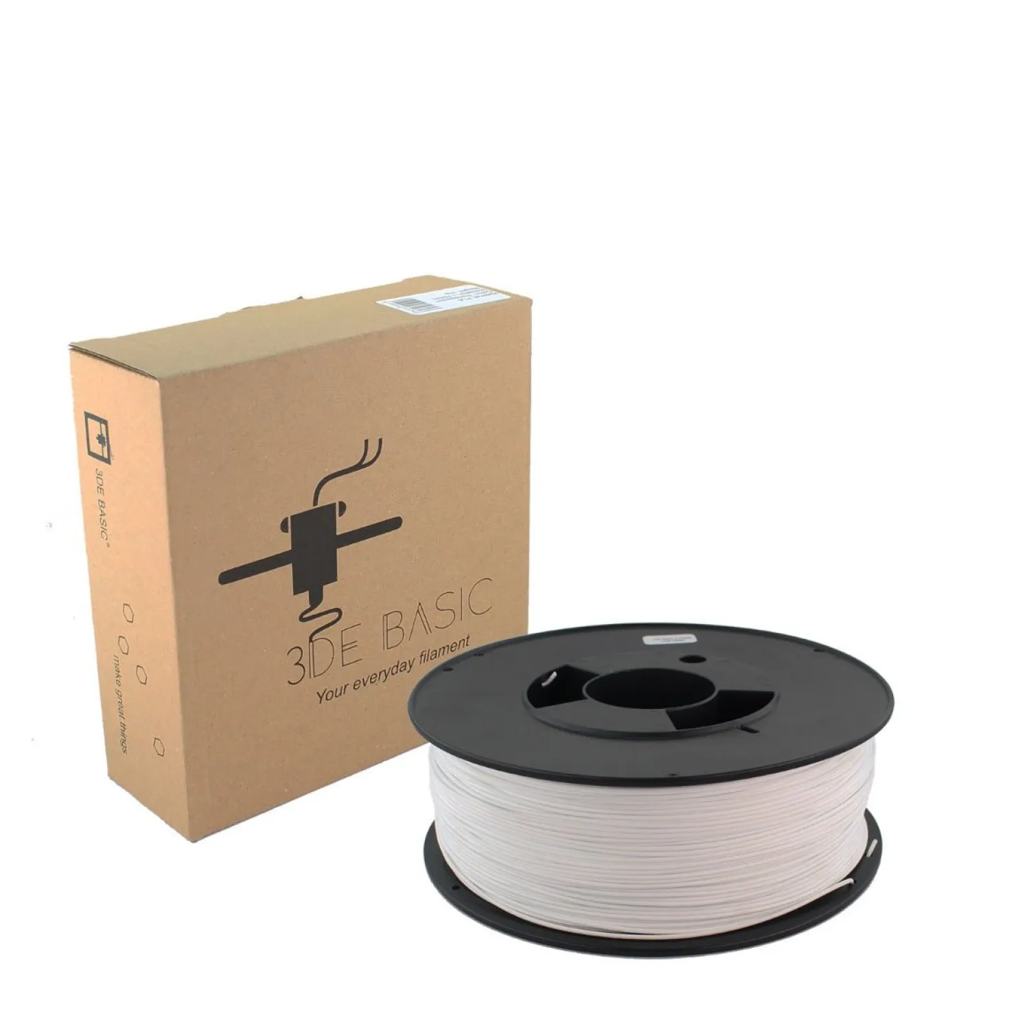 3DE Basic - PETG - White - 1.75mm - 1kg