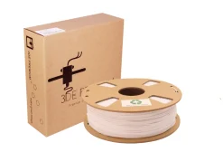 3DE Premium - PEBA Flexible PLA - 54D - All White - 1.75mm - 1kg