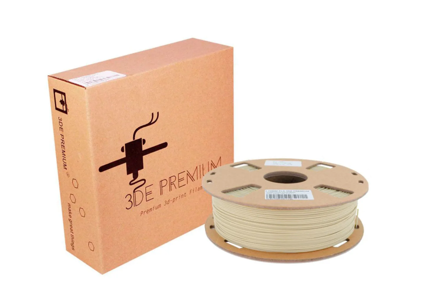 3DE Premium - PLA - Antibacterial Material - White - 1.75mm - 1kg - LIMITED EDITION