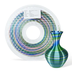 3DE Premium - PLA - Candy Rainbow - Blue, Green, White V1 - 1.75mm - 1kg - Limited Edition