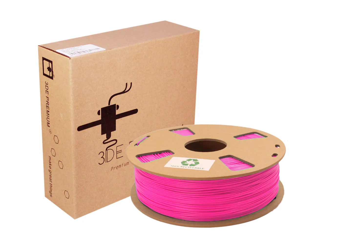 3DE Premium - PLA - Hot Pink - 1.75mm - 1kg