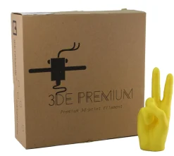 3DE Premium - PLA Matt - Sun Yellow - 1.75mm - 1kg