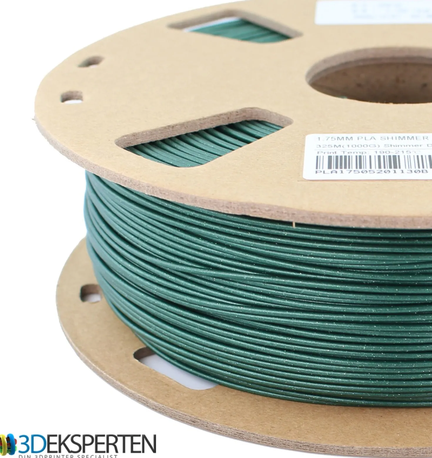3DE Premium - PLA Shimmer - Dark Green - 1.75mm - 1kg