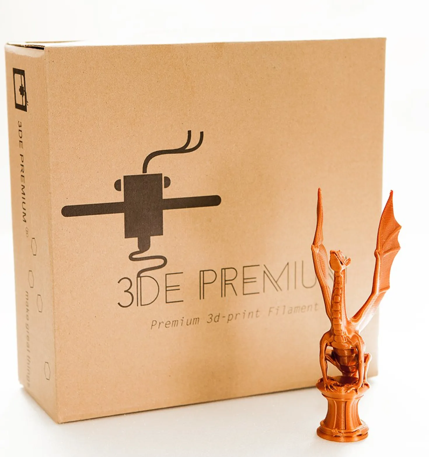 3DE Premium - PLA Silky - Copper - 1.75mm - 1kg
