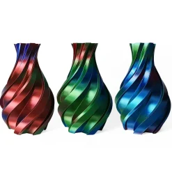 3DE Premium - PLA Silky - Tricolor Red, Green and Blue - 1.75mm - 1kg