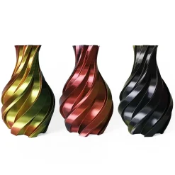3DE Premium - PLA Silky - Tricolor Gold, Red and Black - 1.75mm - 1kg