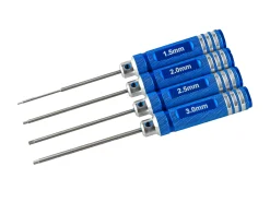 3DSUPREME - Allen Skruetrækkersæt - Blå - 1.5/2/2.5/3mm