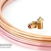 3DSUPREME - TripleFlow V6 Brass Nozzle - 1.75mm - Ex. Creality Ender-3/5/ Prusa Mini (Pick a Size)