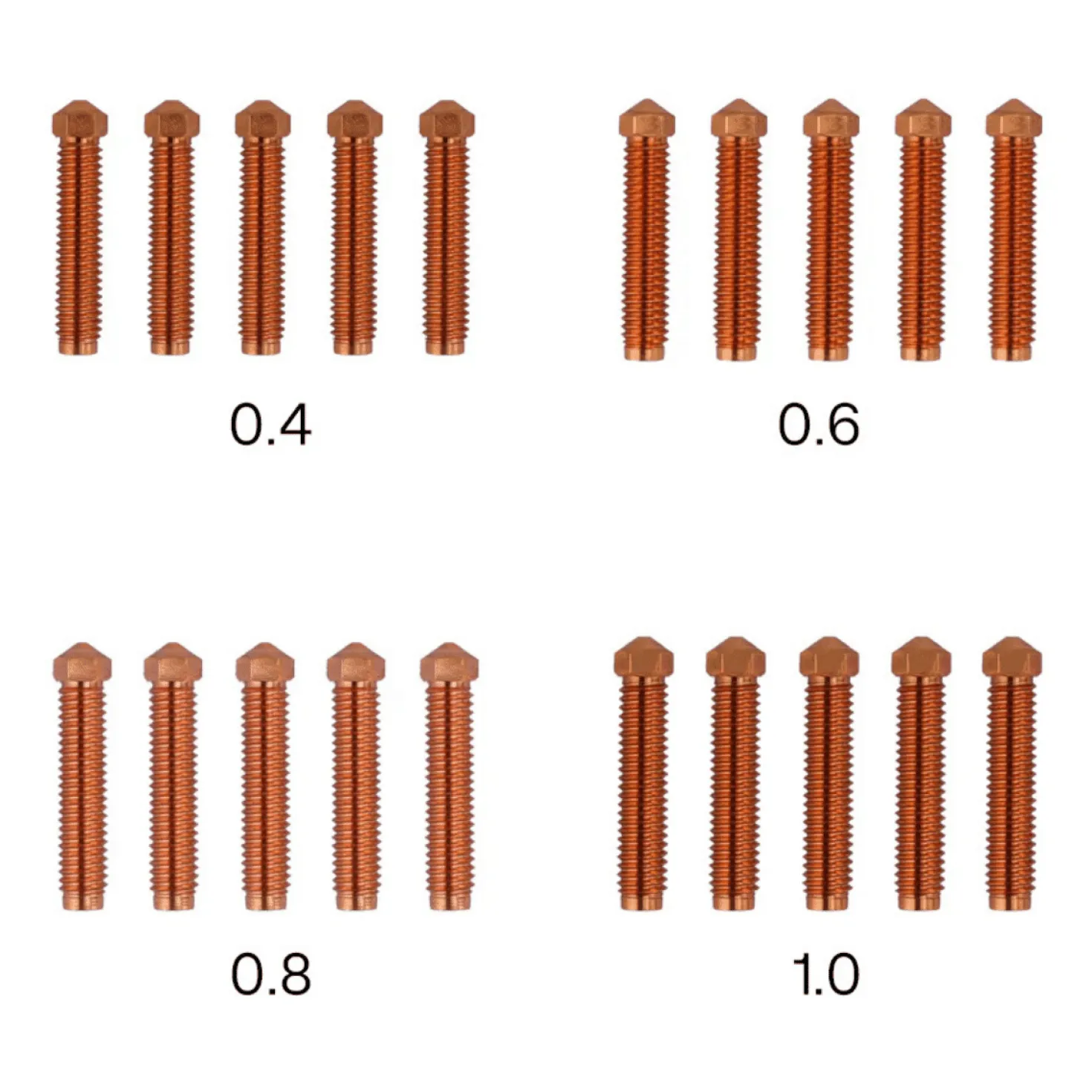 ELEGOO - Nozzle Kit - Orangestorm GIGA