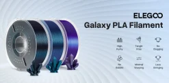 ELEGOO - PLA Galaxy - Black - 1.75mm - 1kg