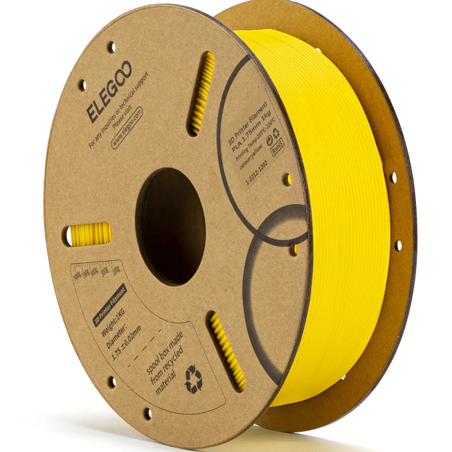 ELEGOO - PLA - Yellow - 1.75mm - 1kg