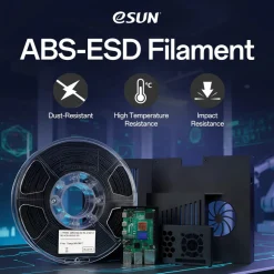 eSUN - ABS-ESD - Black - 1.75mm - 1kg