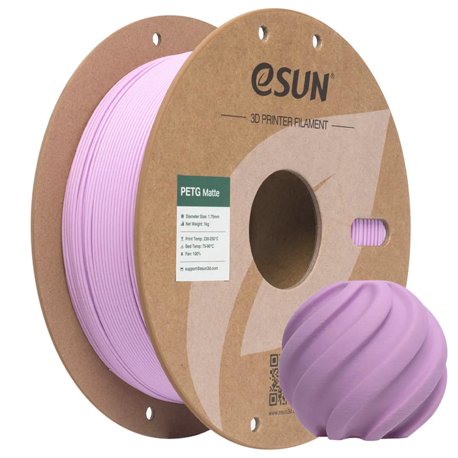 eSUN - PETG Matte - Lilac - 1.75mm - 1kg