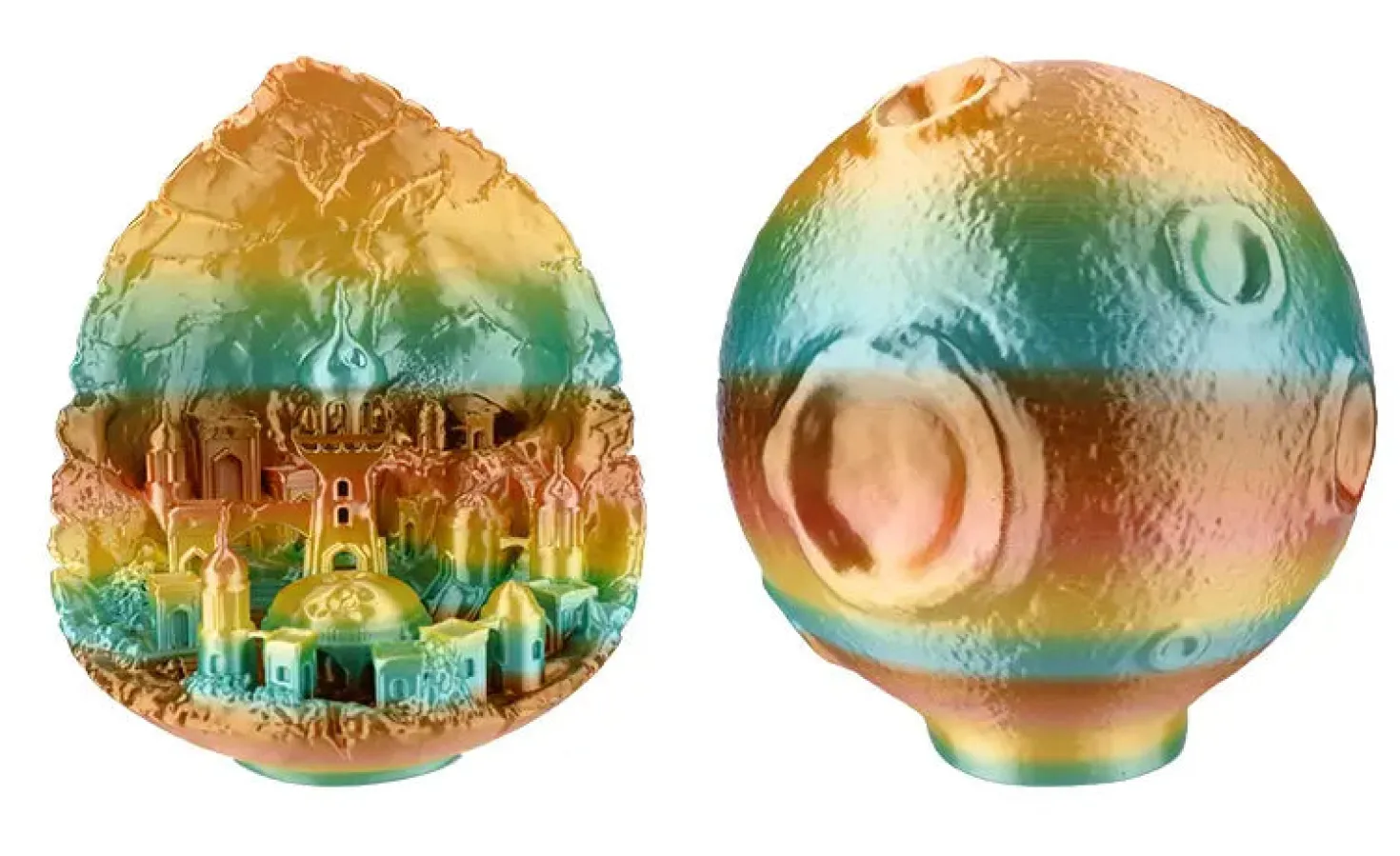 eSUN - Silk PLA - Rainbow Multicolor - 1kg