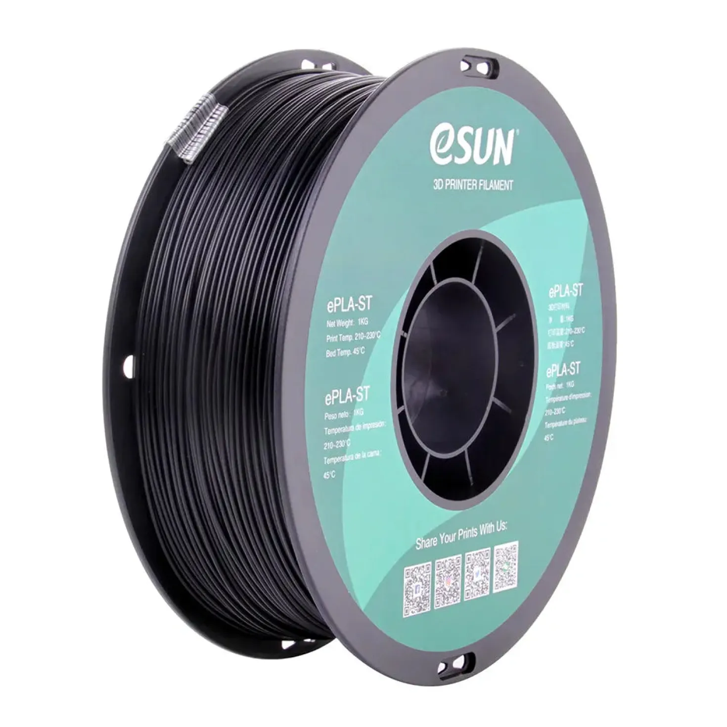 eSUN - Strong PLA - Black - 1.75mm - 1kg / PLA ST