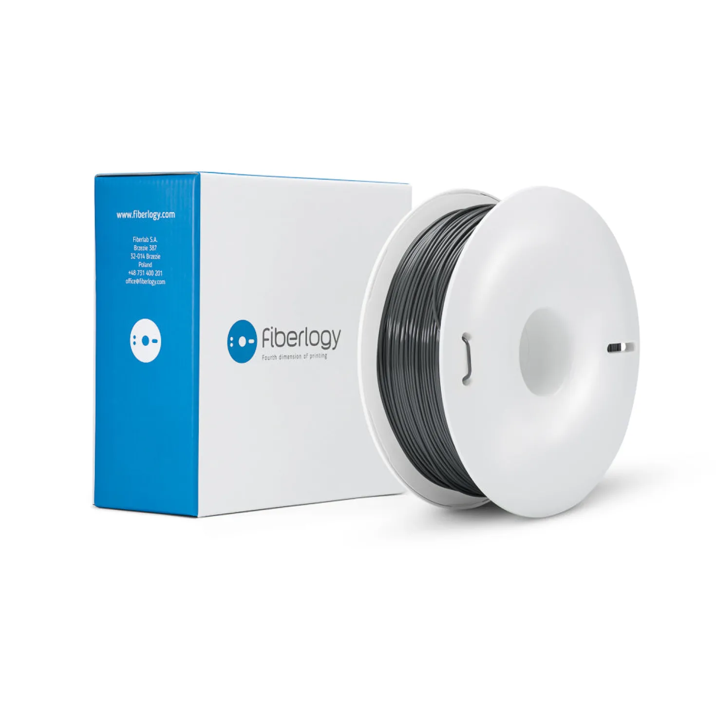 Fiberlogy - Easy PLA - Graphite - 1.75mm - 850g