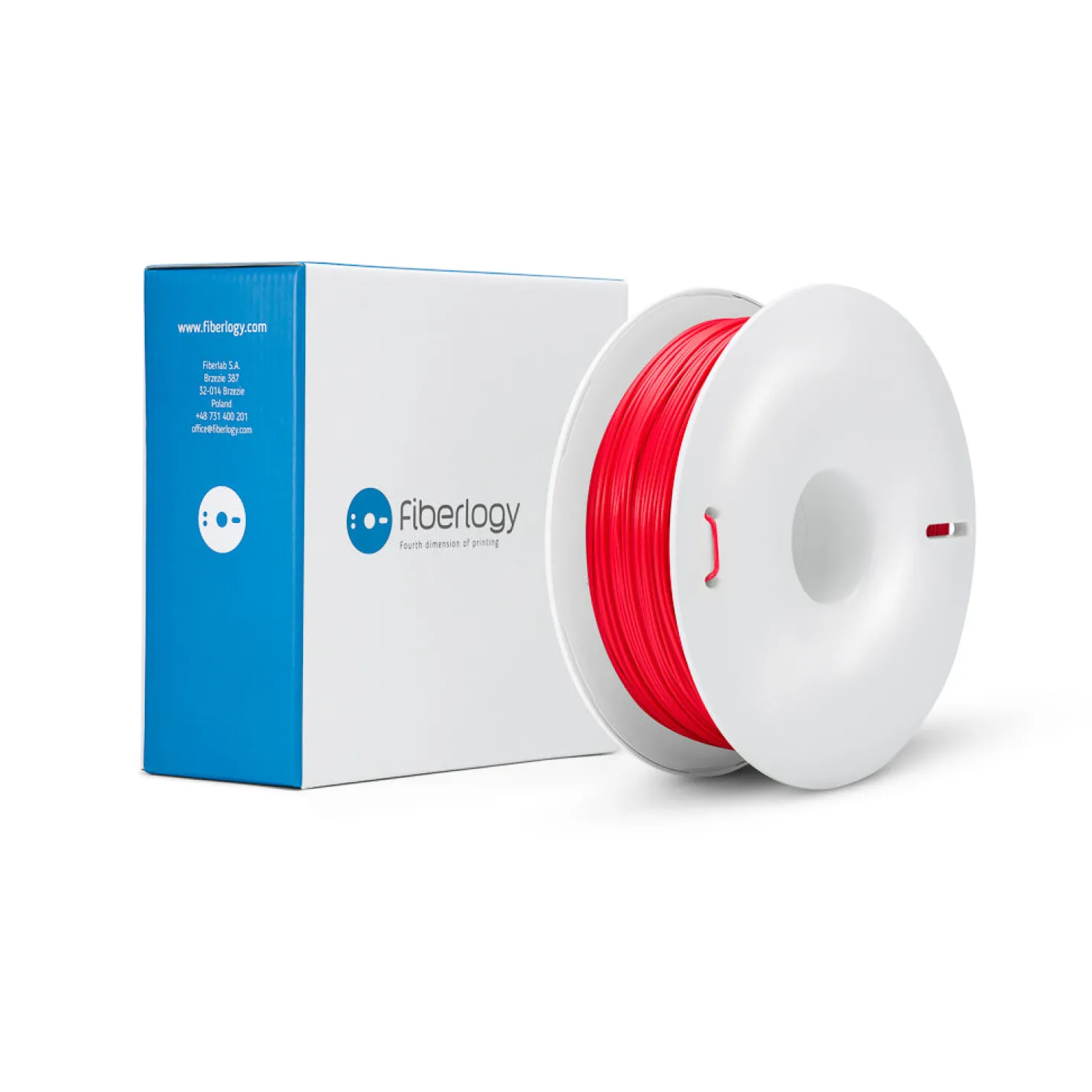 Fiberlogy - Easy PLA - Red - 1.75mm - 850g