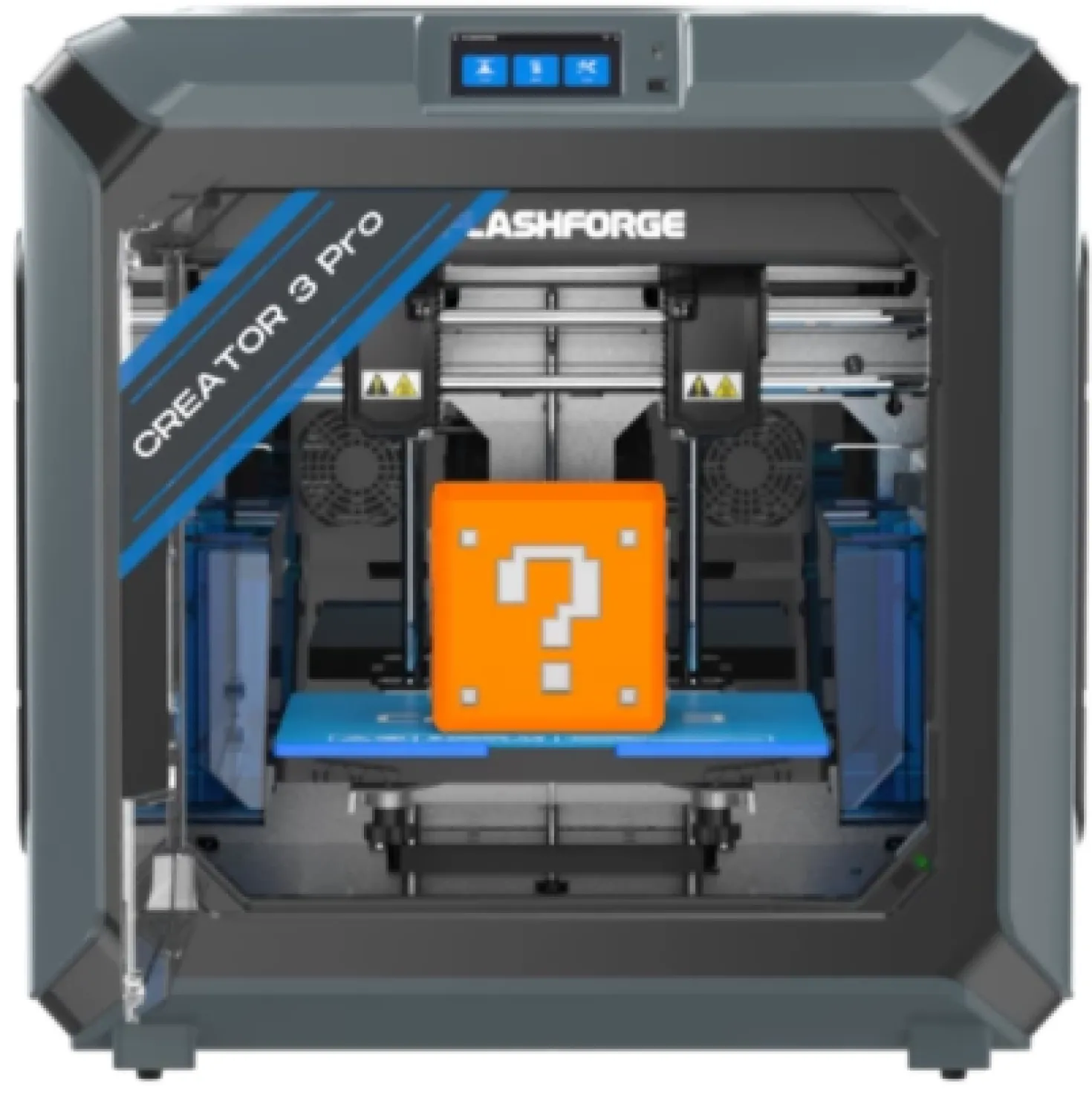 Flashforge Creator 3 Pro - Dual Extruder Idex System - 300x250x200mm