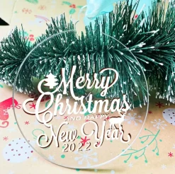 HTVRONT - Acrylic Christmas Ornament - 50 pcs