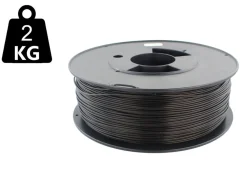 2kg - 3DE Basic - PETG - True Black - 1.75mm