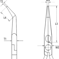 KNIPEX - Storkenæbstang 40gr - 200mm