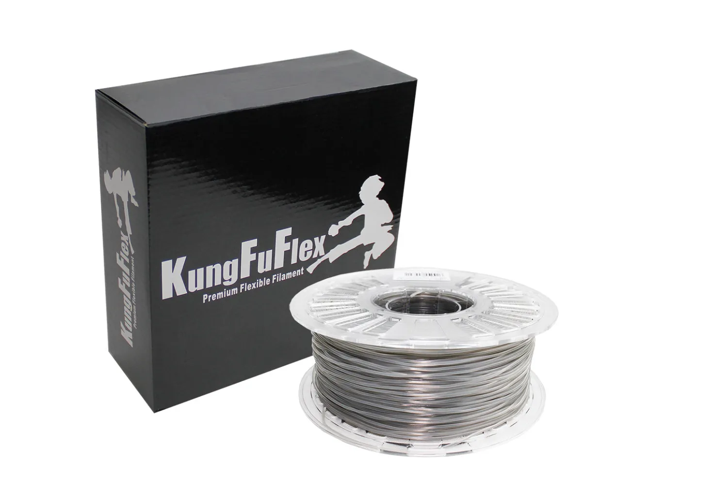 KungFuFlex - Medium Flex - 98A - Smokey Grey - 1.75mm - 1kg