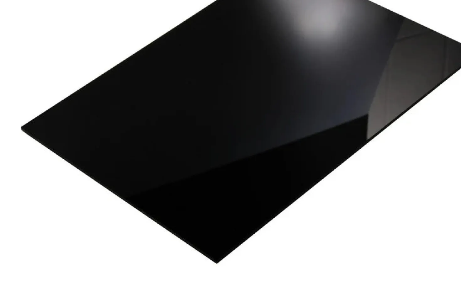 Lasersheets - Acrylic Opaque Gloss - Black - 400x300mm - 3mm