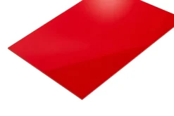 Lasersheets - Acrylic Opaque Gloss - Red - 400x300mm - 3mm