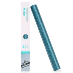 LOKLIK - Heat Transfer Vinyl - 30.5cmx 90cm - Glitter Light Blue
