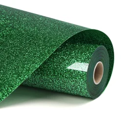 LOKLIK - Heat Transfer Vinyl - 30.5cm x 90cm - Glitter Green