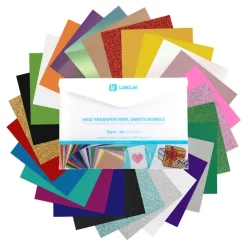 LOKLIK - Heat Transfer Vinyl Material Bundle - A4