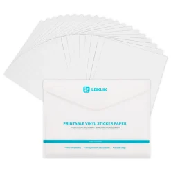 LOKLIK - Matte Printable Sticker Paper A4 - 20 Pack (til klistermærker)