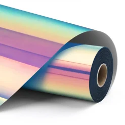 LOKLIK - Permanent Adhesive Vinyl - 30.5cm x 90cm - Holographic Pink