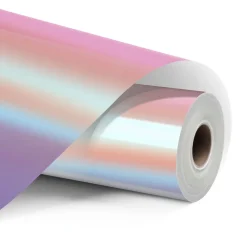 LOKLIK - Permanent Adhesive Vinyl - 30.5cm x 90cm - Holographic Bluish Violet