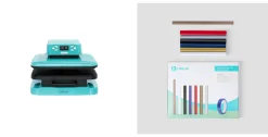 LOKLiK - "Start 2 Craft" Bundle - Auto Heat Press Blue + Starter Pack