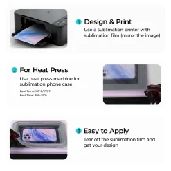 LOKLiK - Sublimation Film for Phone Case - 20pcs